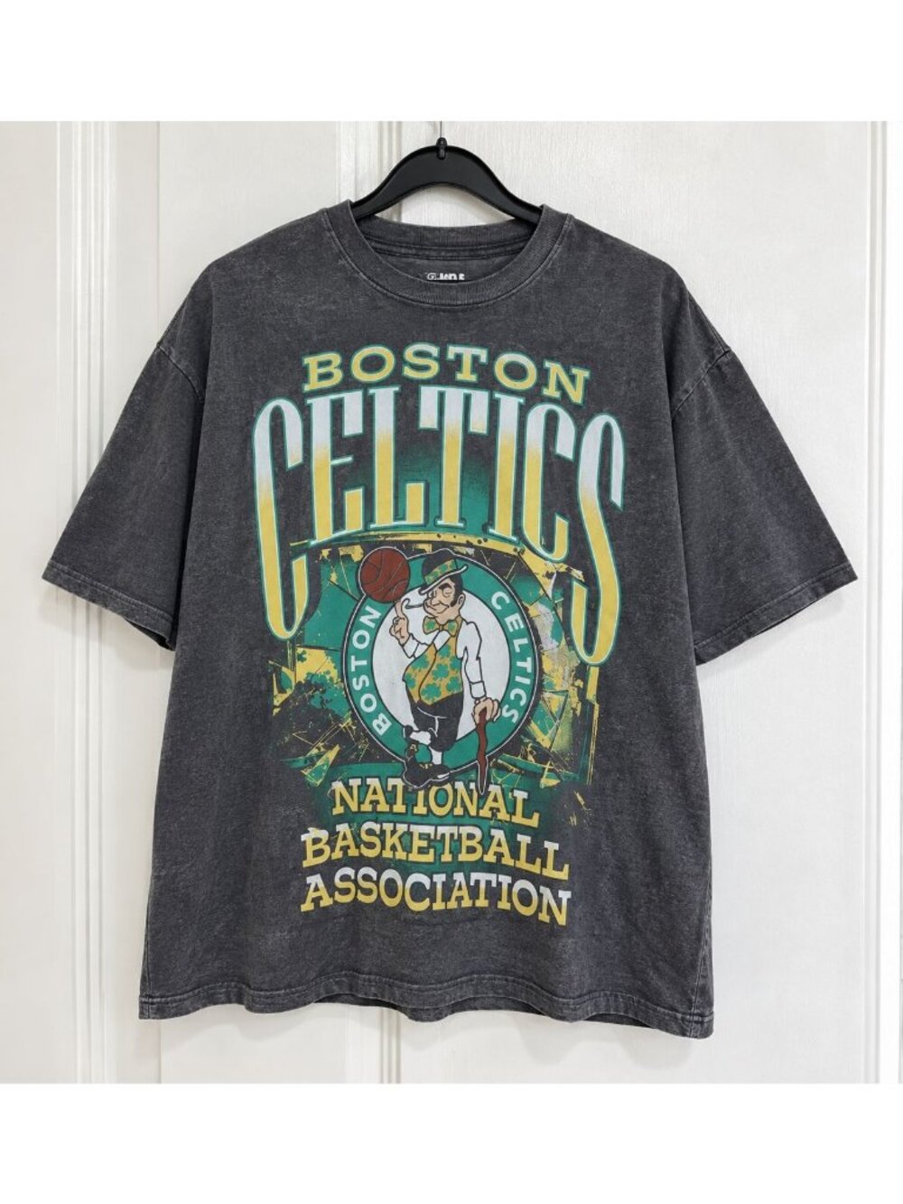 NBA Boston Celtics Mineral Wash Graphic Tee Shirt Men's Size XS (27) NWT